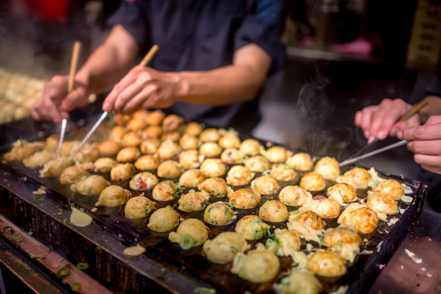 Vie nocturne culinaire à Osaka