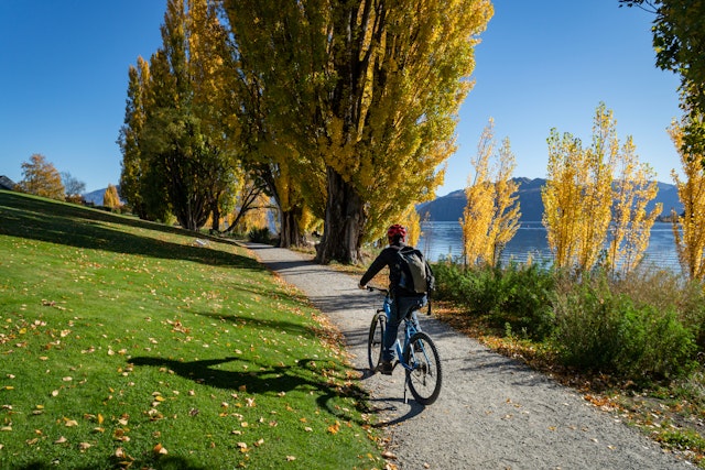 Balade à vélo sur les rives du fleuve