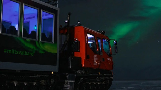 Nordlichtjagd mit Pistenraupe