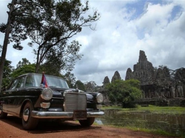 Angkor Wat avec le style des années 60
