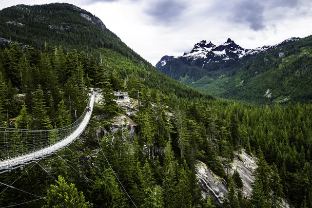 Vancouver Capilano River Hängebrücke