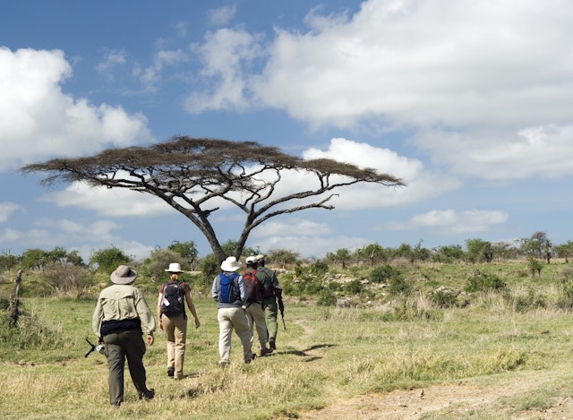 Wanderung am Kraterrand am Ngorongoro