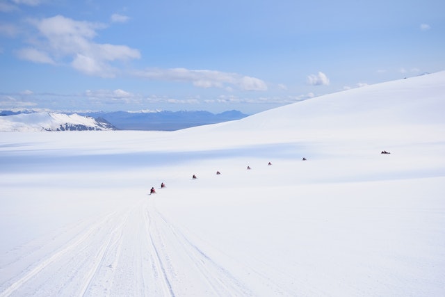 Excursion en motoneige à Langjökull