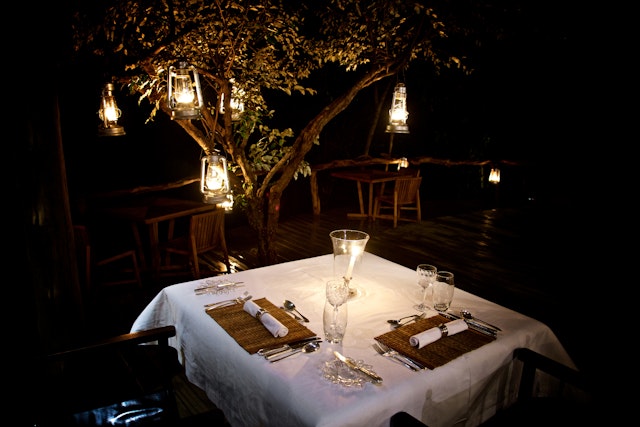 Dîner du bush