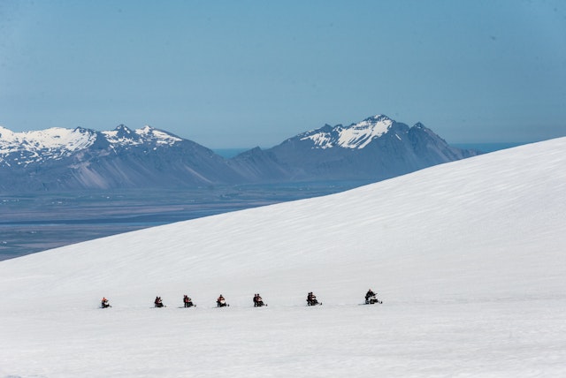 Motoneige - Glacier Vatnajökull
