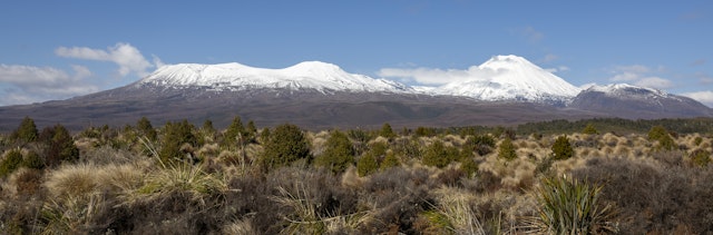 Randonnée alpine en groupe Tongariro