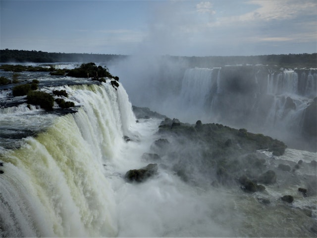 Brasilianische Iguazu Wasserfälle