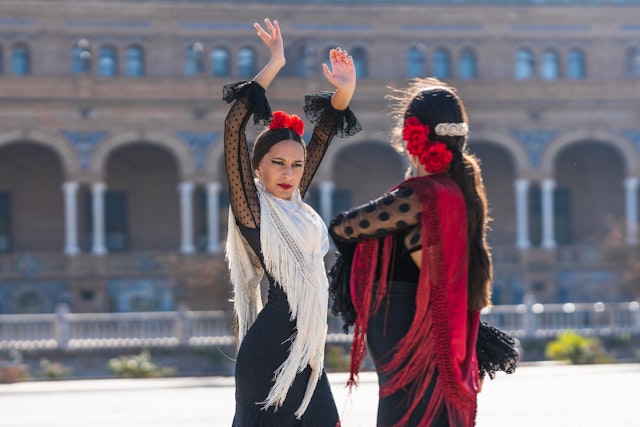 Flamenco show in private patio
