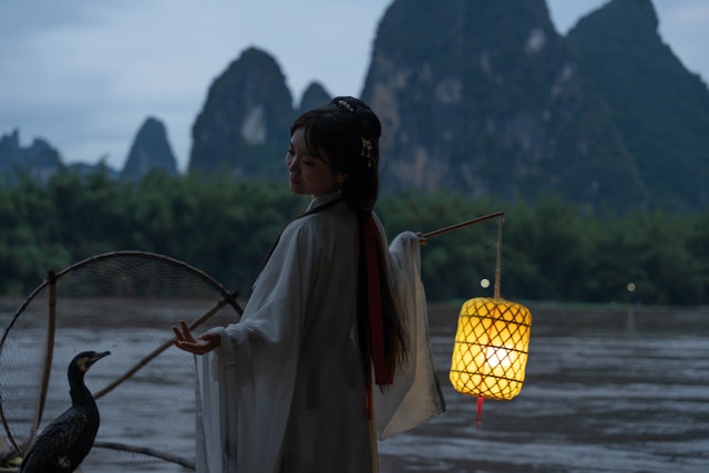 Spektakel auf dem Li-Fluss