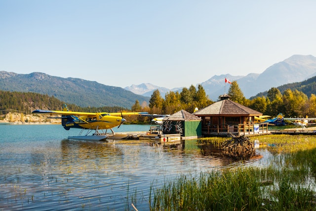 Excursion en hydravion sur les glacier