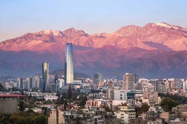 Santiago et la colline de Santa Lucia