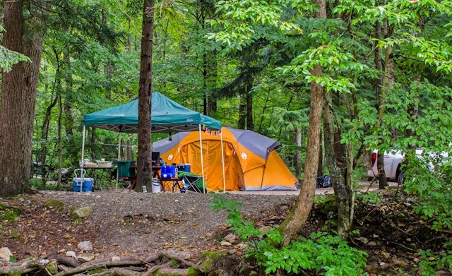 Camping on The Battenkill